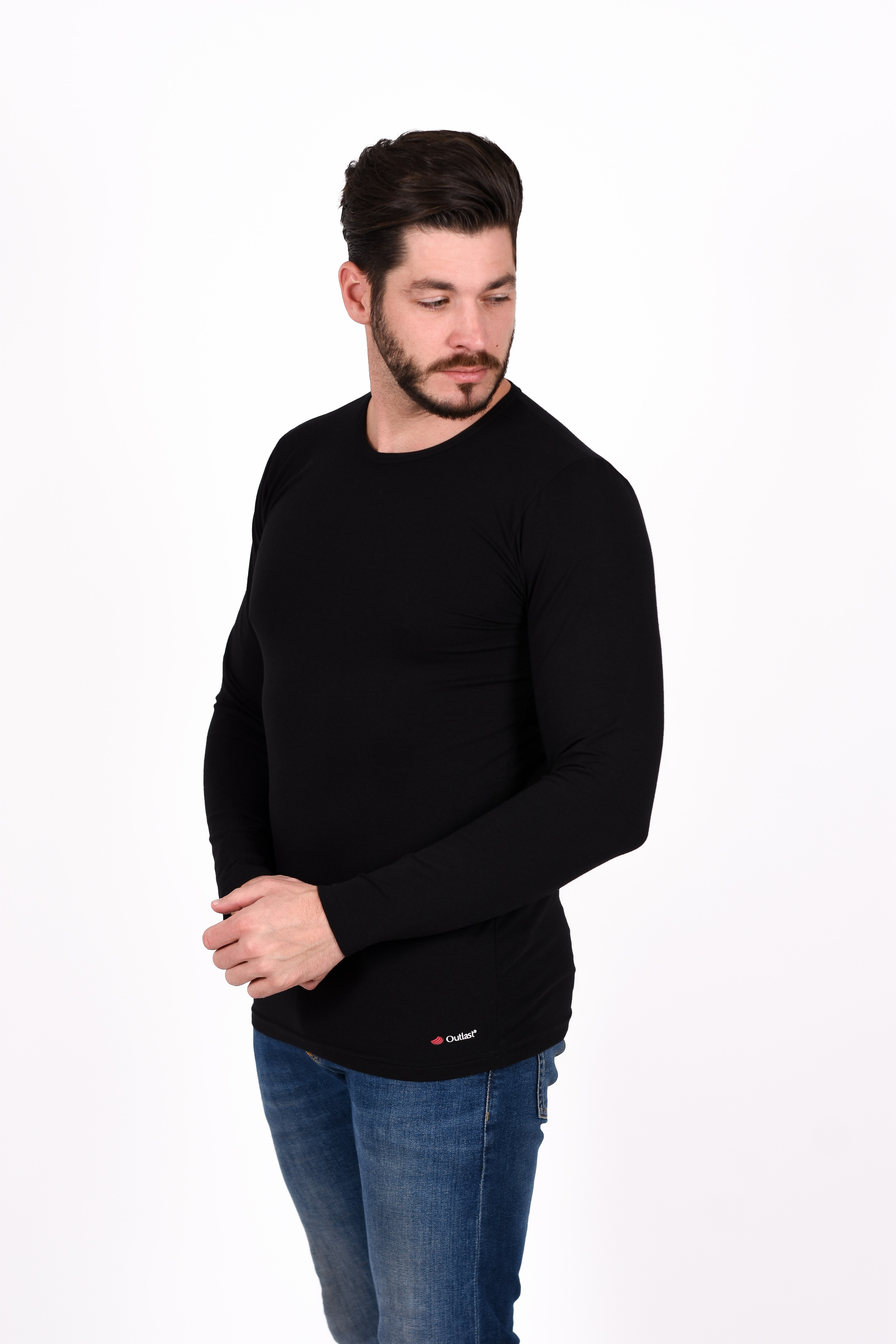 Tričko pánské DR tenké Outlast® - černá XL