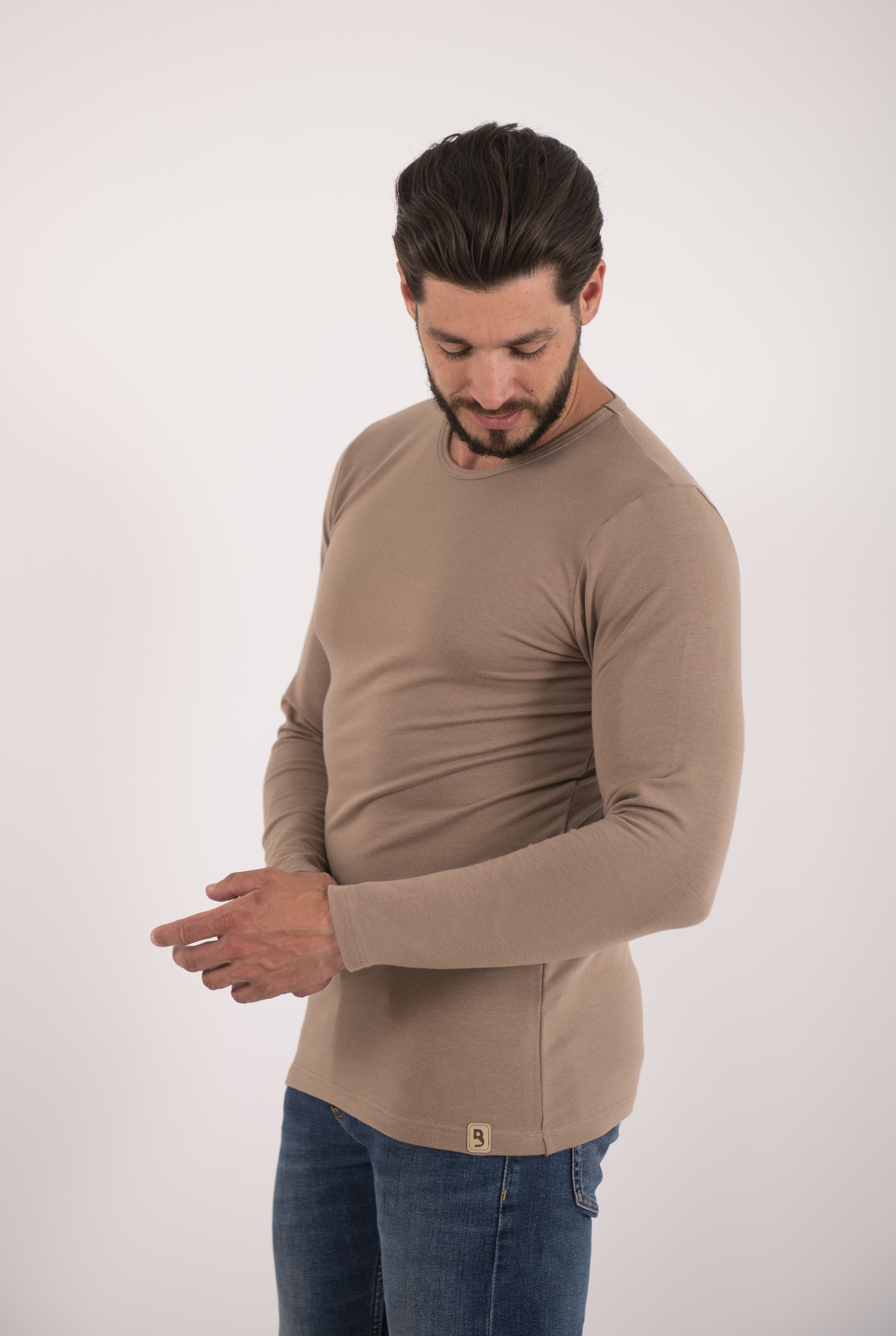 Tričko pánské DR smyk Outlast® - oříšková M