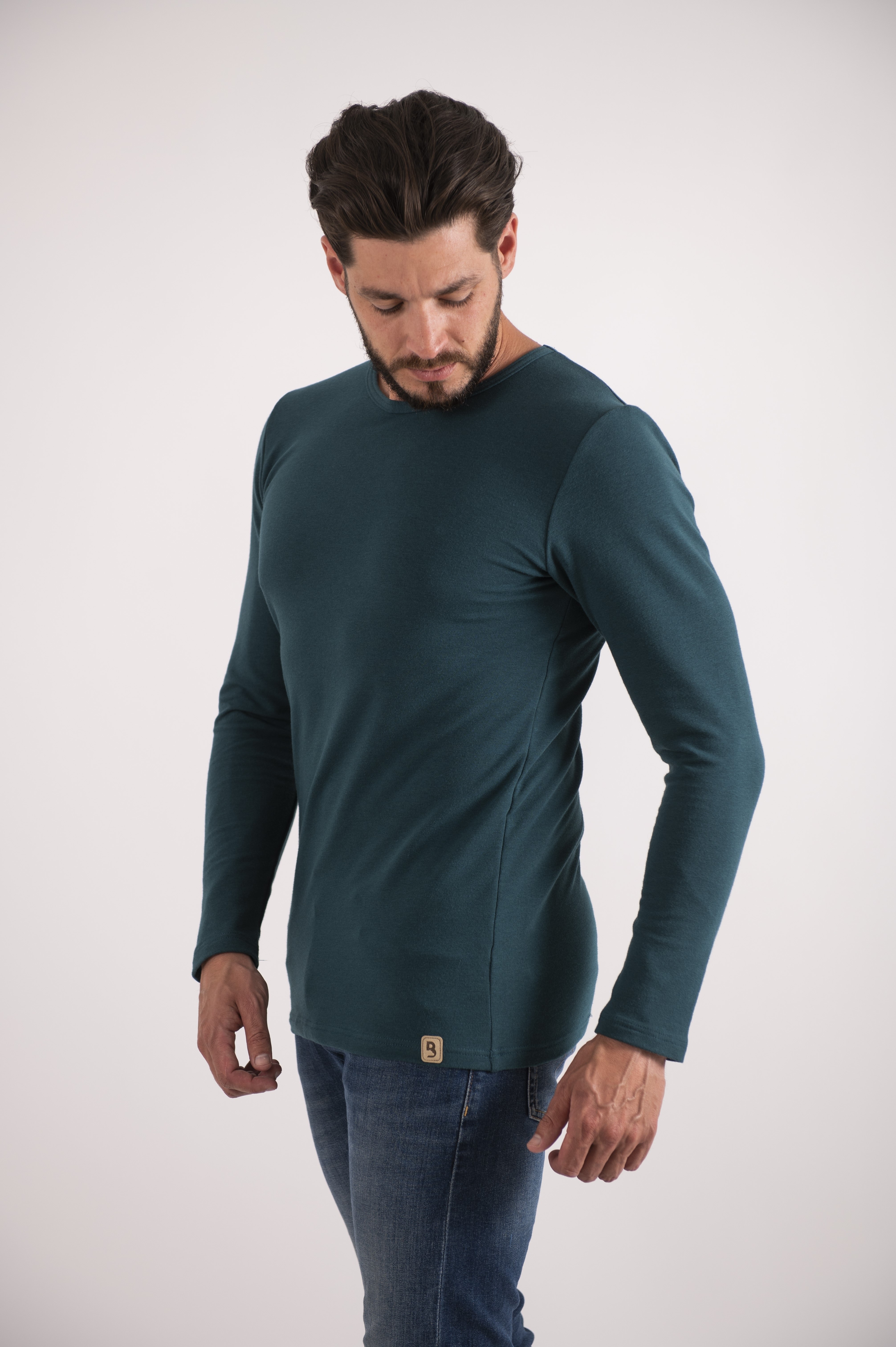 Tričko pánské DR smyk Outlast® - tm.smaragd L