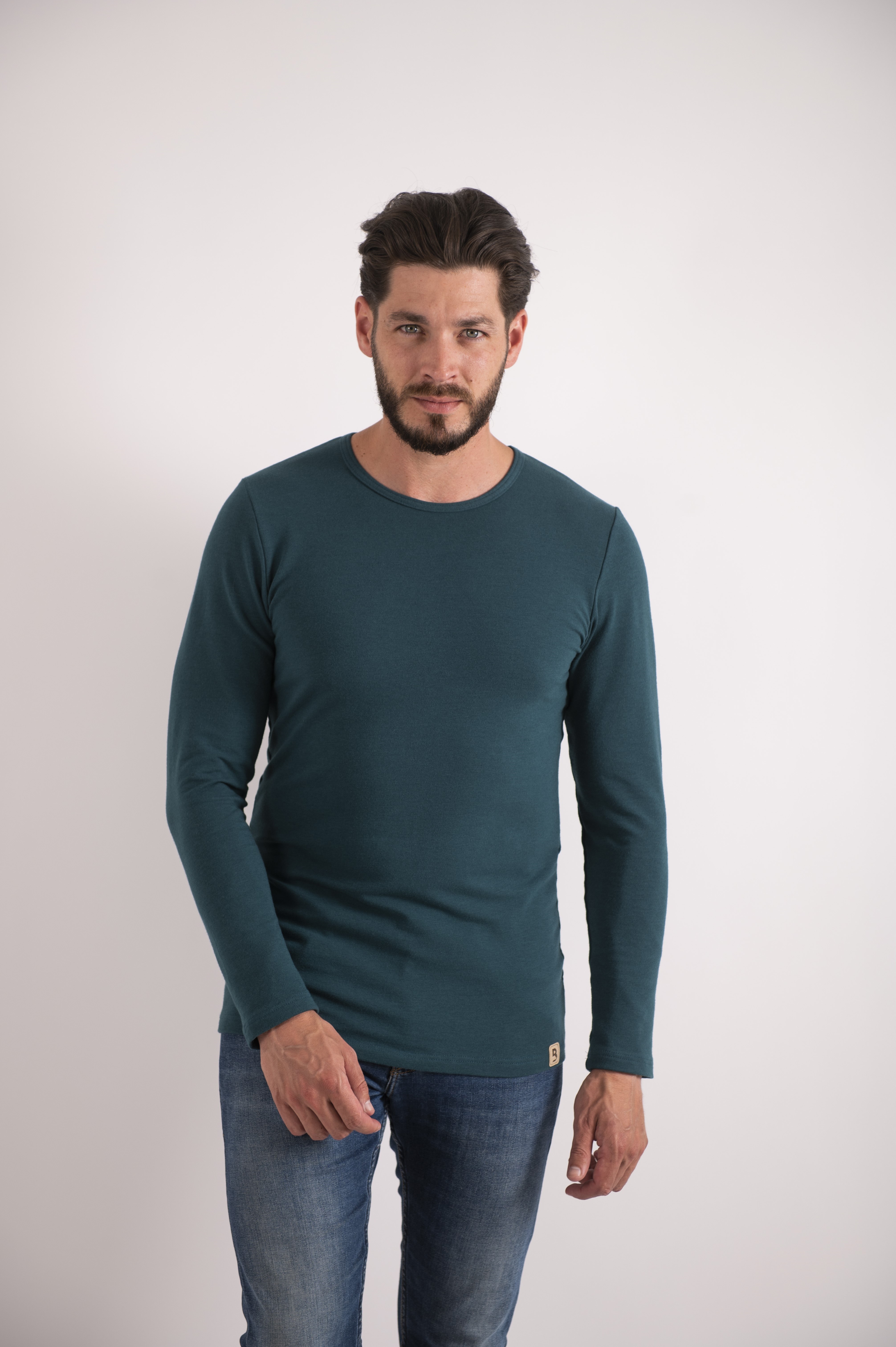 Tričko pánské DR smyk Outlast® - tm.smaragd L