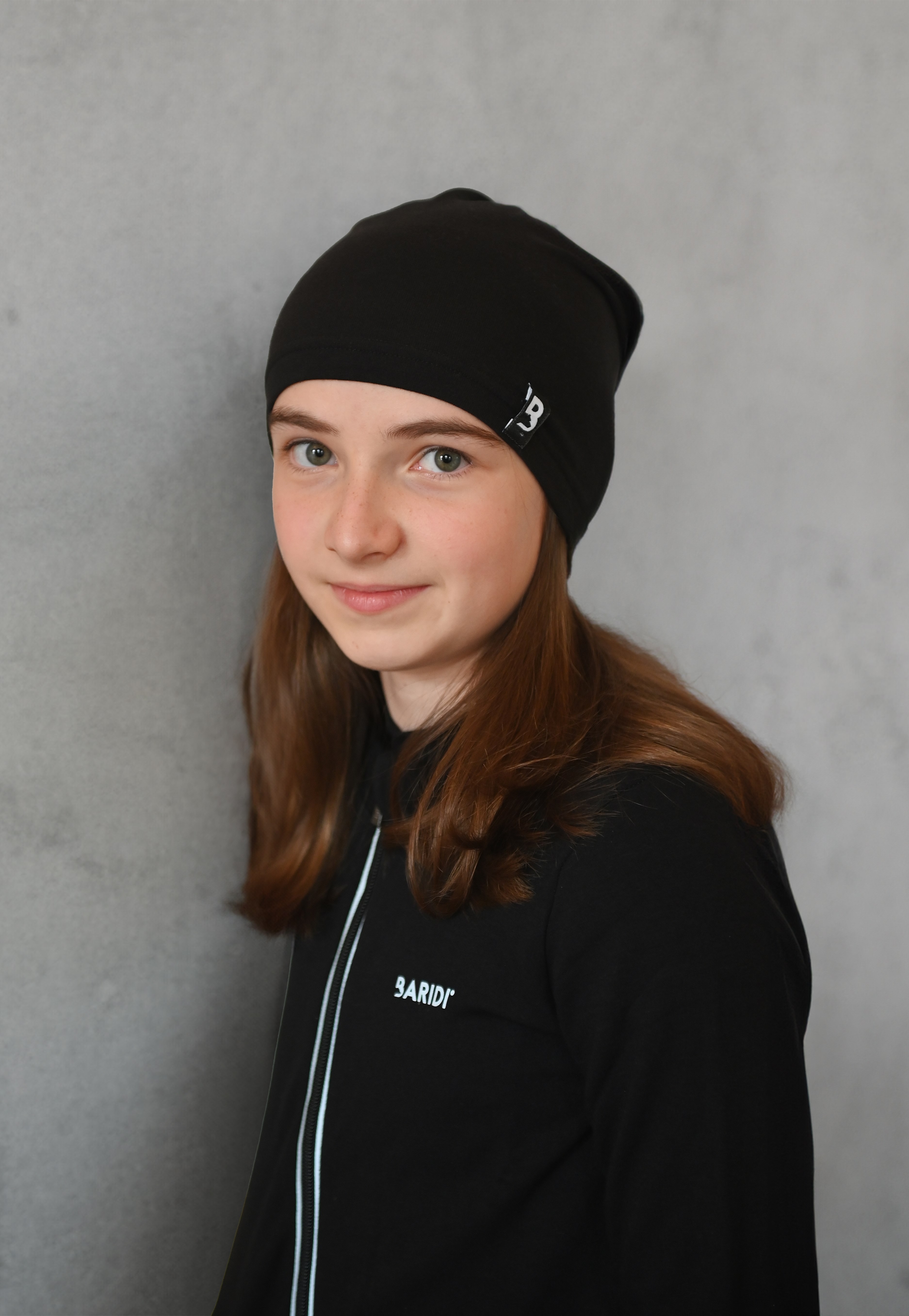 Čepice smyk spadlá BARIDI Outlast® - černá 7 | 58-62 cm