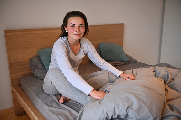 Souprava dámská DR Outlast® - pruh bílošedý melír/šedý melír S