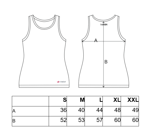 Tílko BASIC dámské tenké Outlast® - pearl S