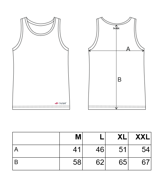 Nátělník BASIC pánský tenký Outlast® - pearl XXL