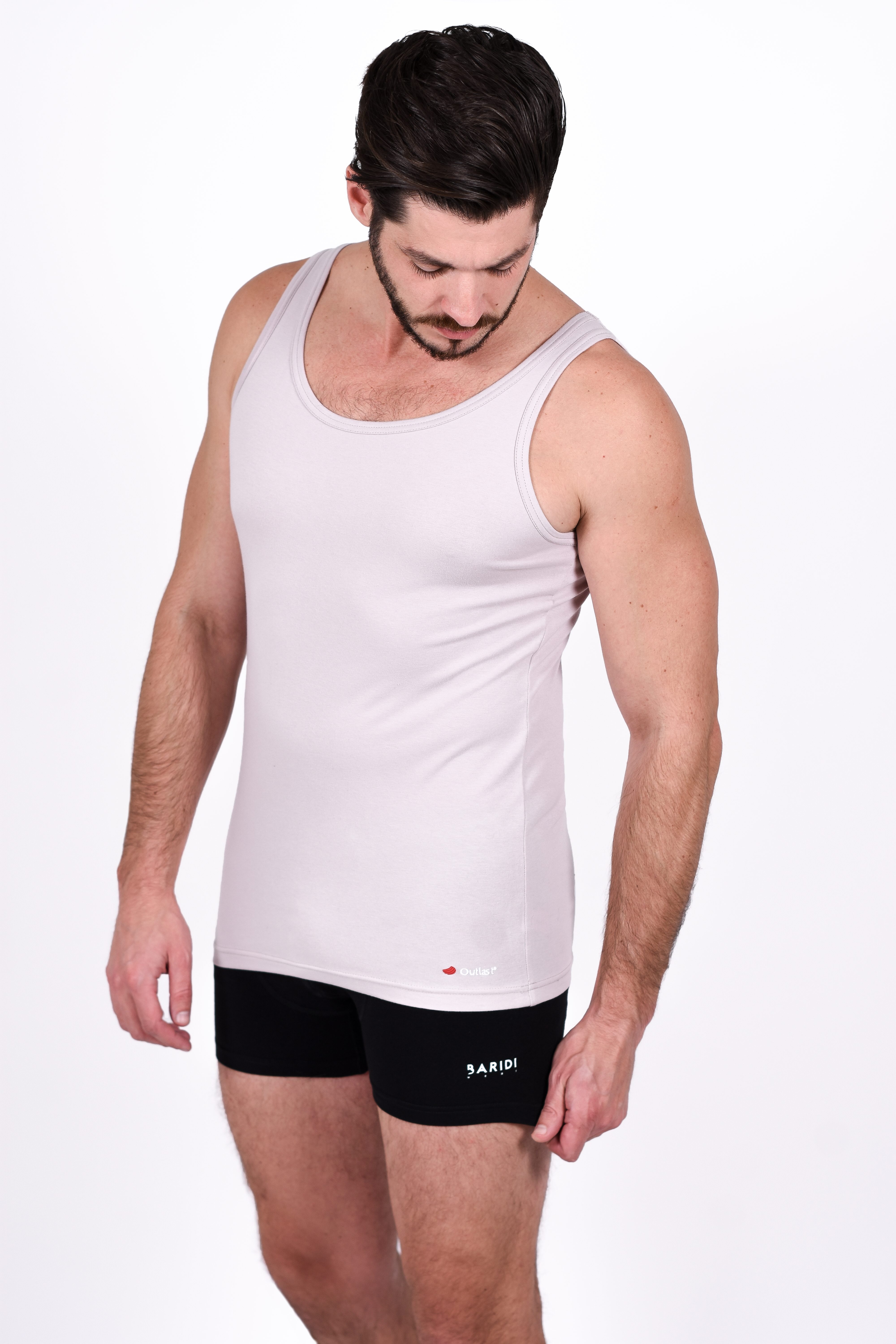 Nátělník BASIC pánský tenký Outlast® - pearl XXL