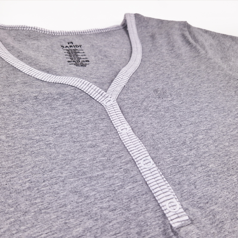 Noční košile KR tenká Outlast® - šedý melír XL