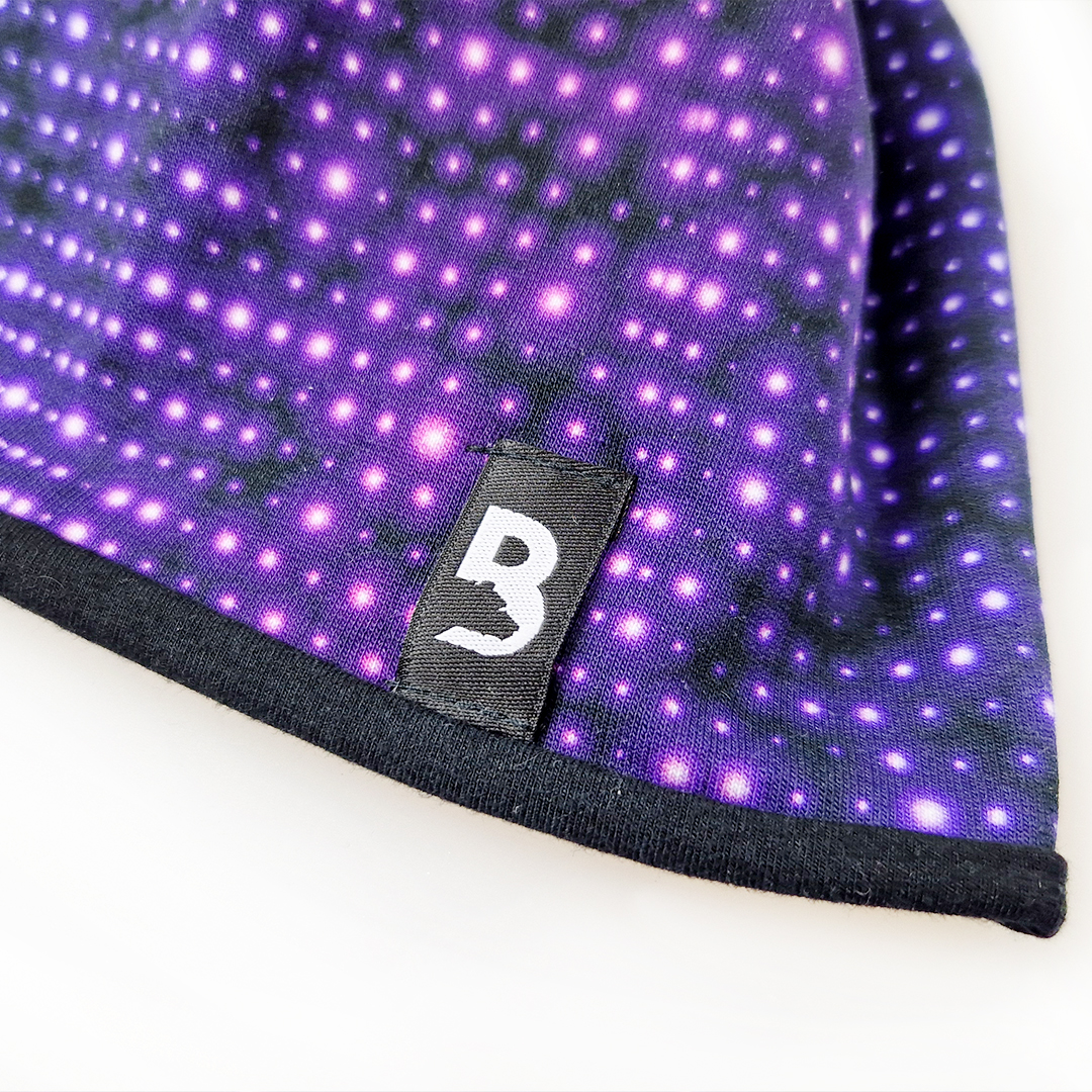 Čepice podšitá Outlast® - puntík neon/černá 5 | 49-53 cm