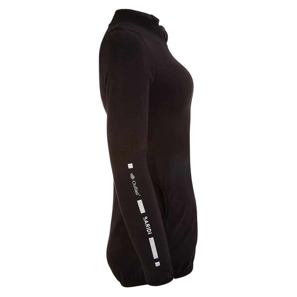 Mikina dámská rozepínací smyk Outlast® - černá XL