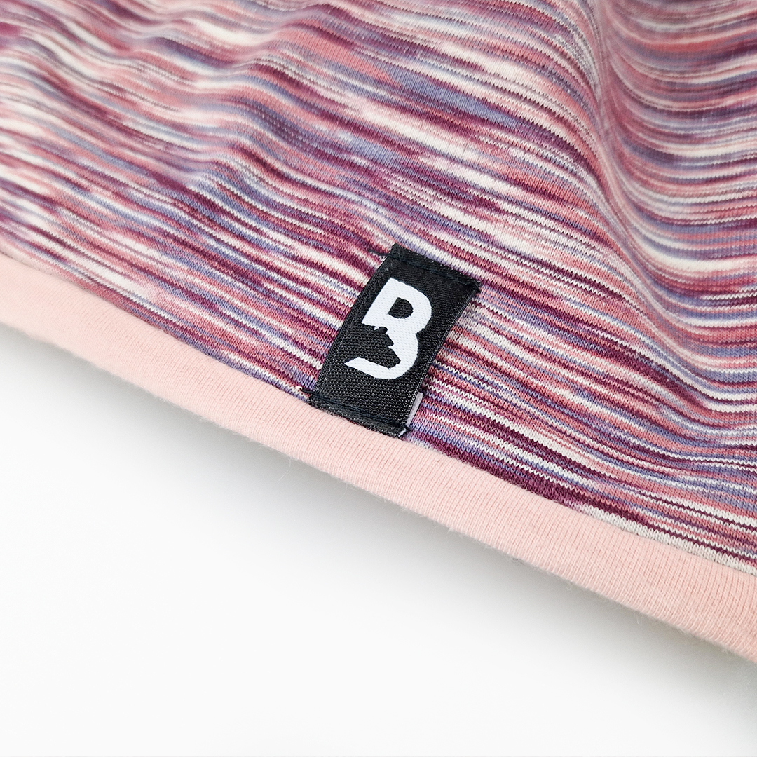 Čepice podšitá Outlast® - bordó melír/sv.pudrová 6 | 54-57 cm