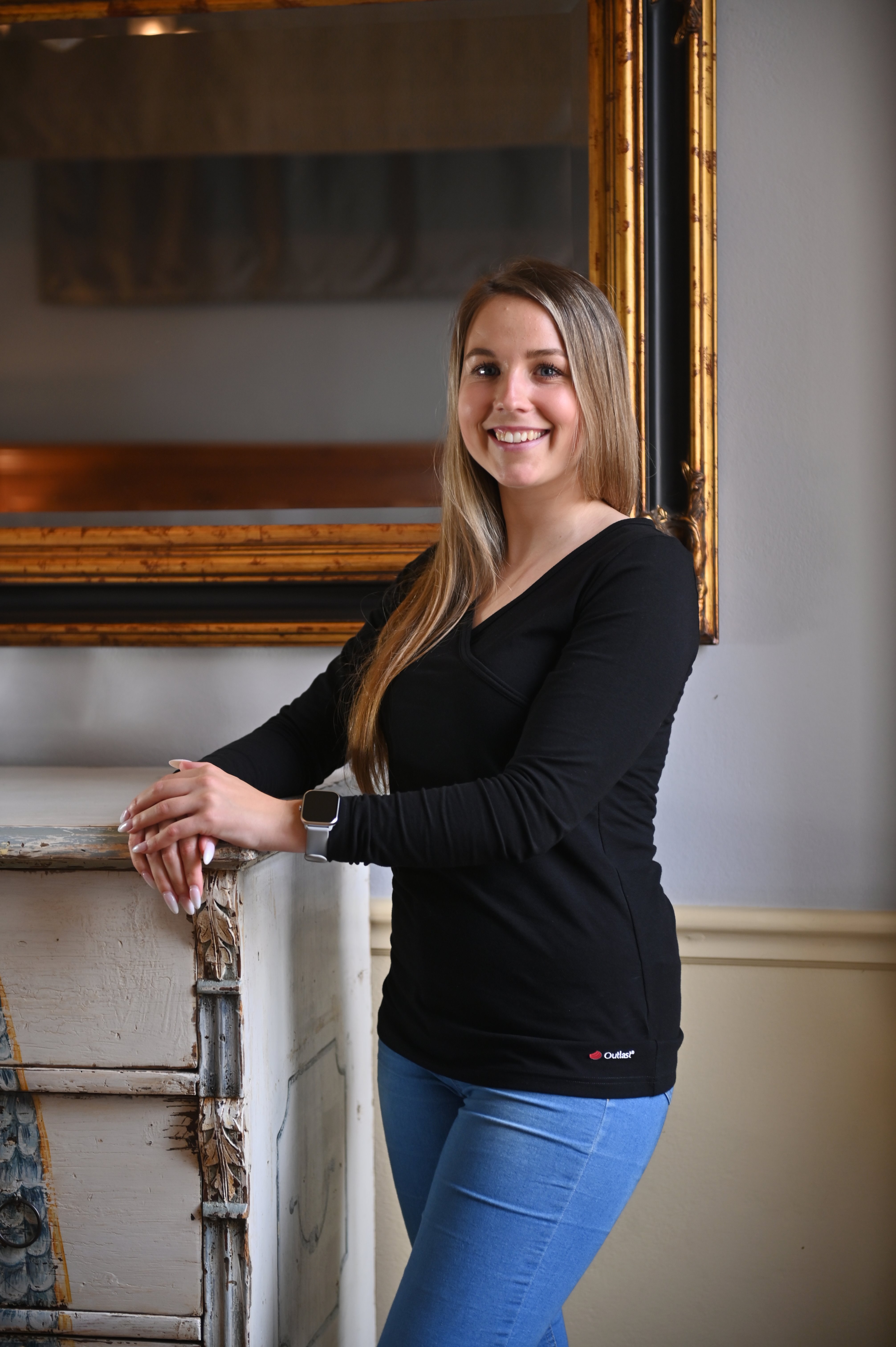 Tričko dámské DR tenké Outlast® - černá M