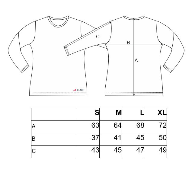 Tričko dámské tenké 3/4 rukáv Outlast® - černá XL