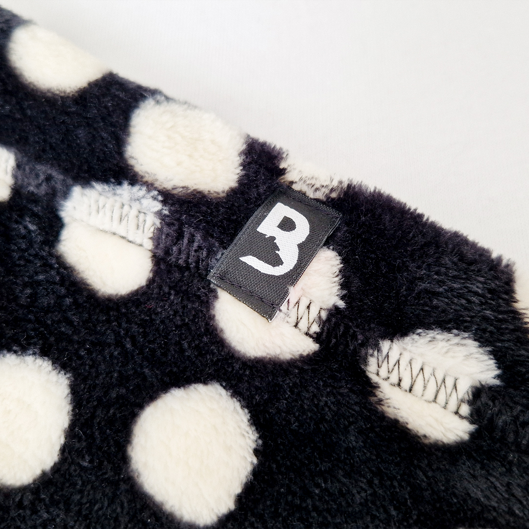 Deka MAZLÍK - černá bílé tečky