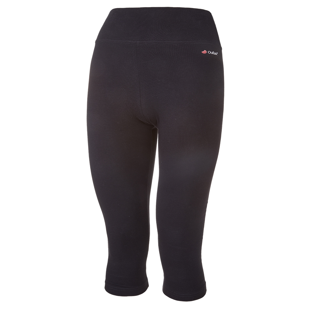 Legíny 3/4 HIGH dámské tenké Outlast® - černá S