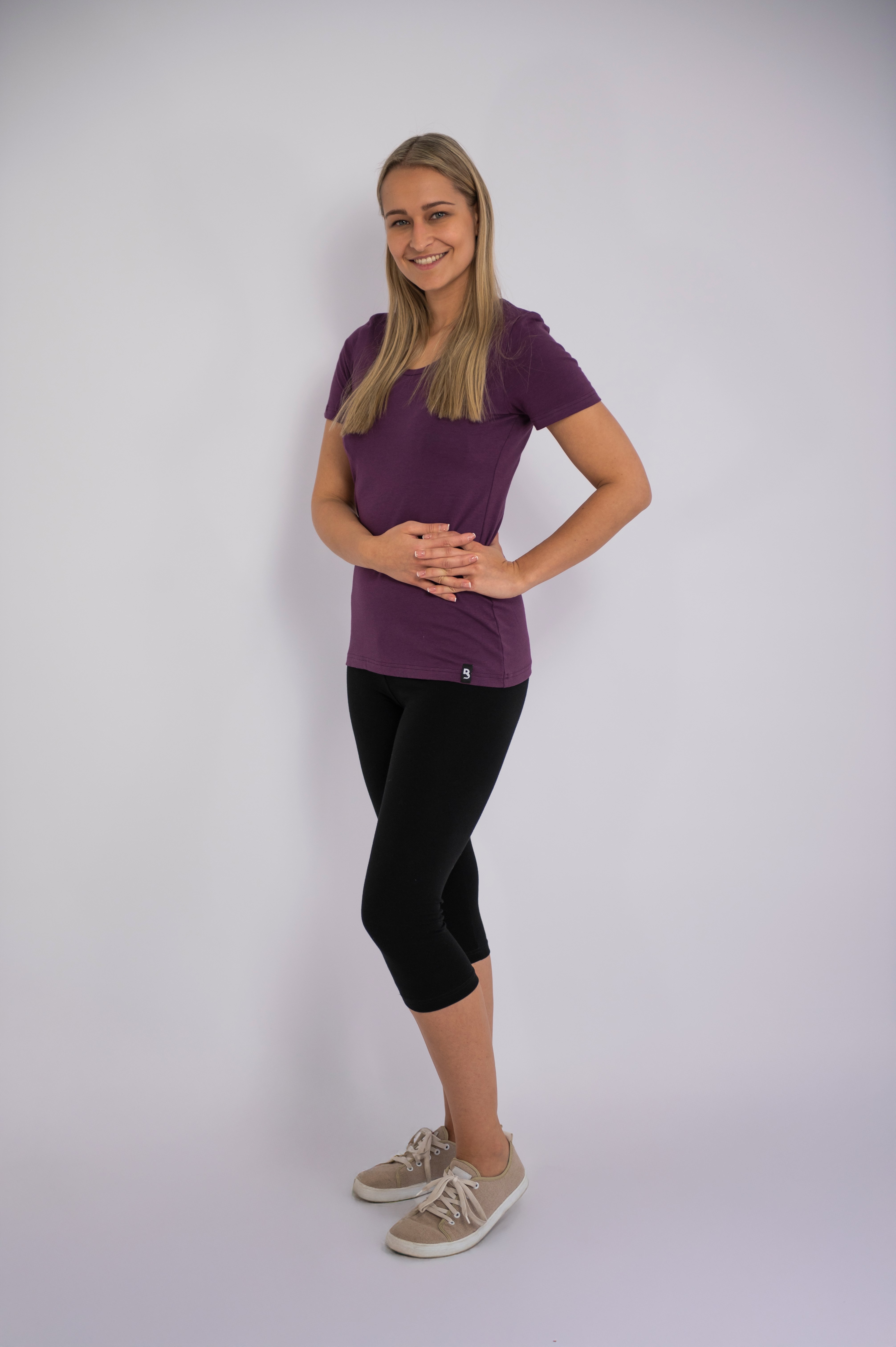 Legíny 3/4 HIGH dámské tenké Outlast® - černá S