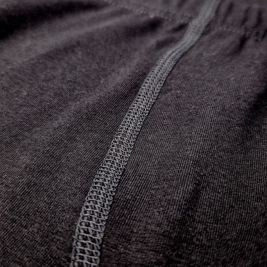 Boxerky pánské tenké plochý šev Outlast® - černá M