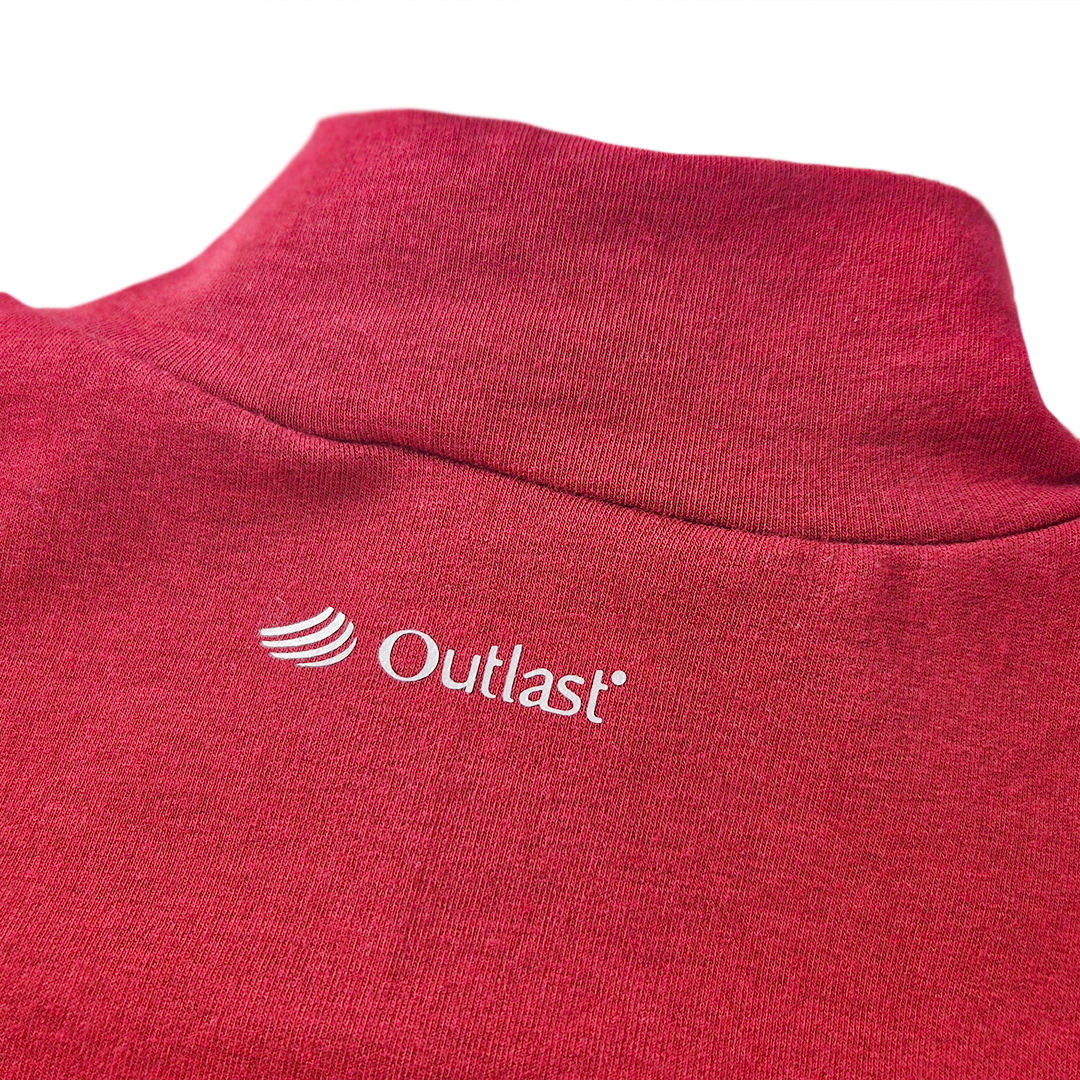 Mikina dámská smyk Outlast® - bordó XXL