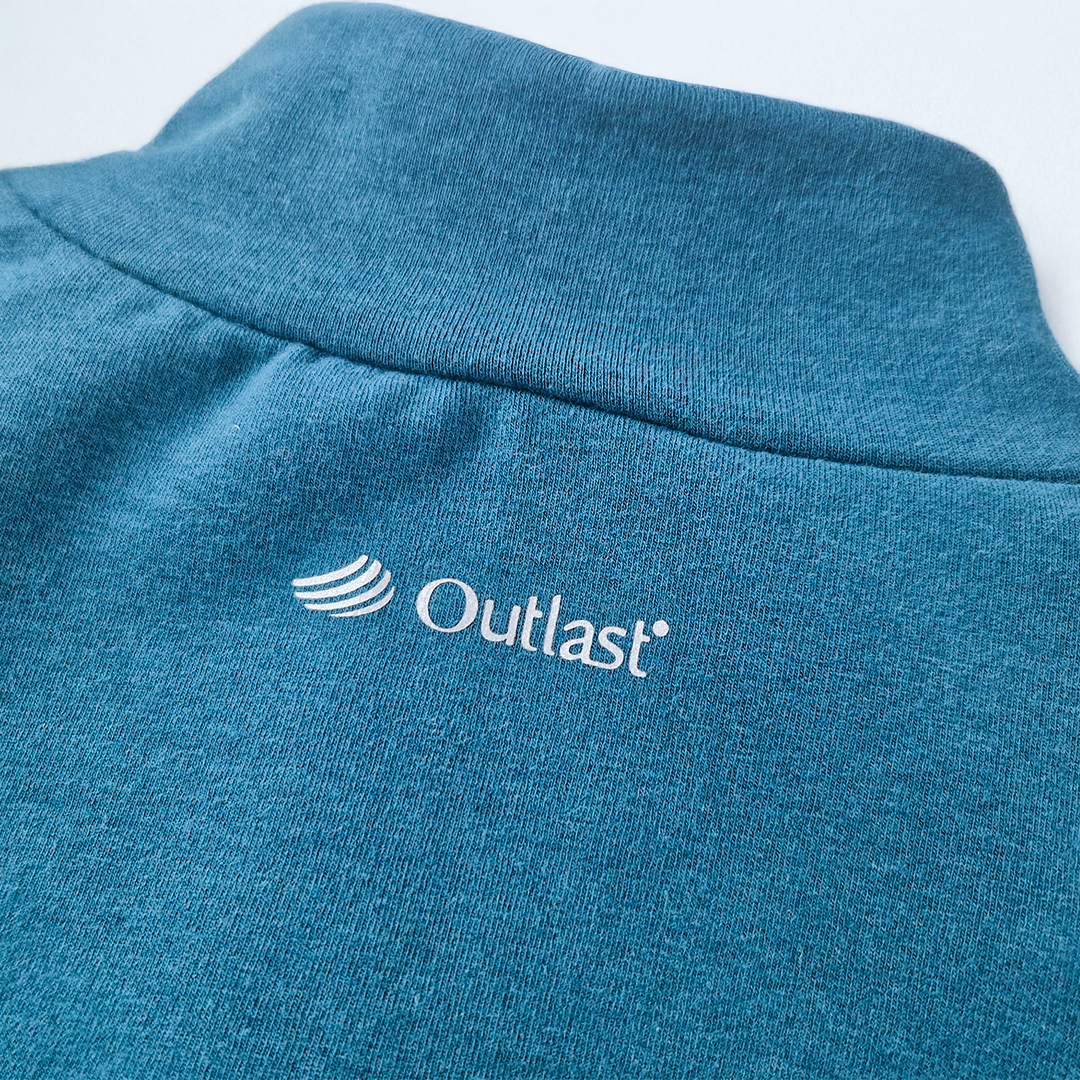 Mikina pánská smyk Outlast® - tm.smaragd L