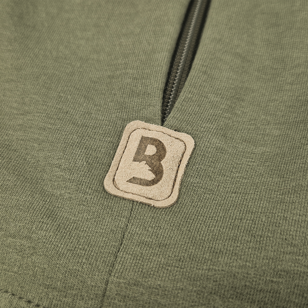 Mikina pánská rozepínací smyk Outlast® - khaki army XL