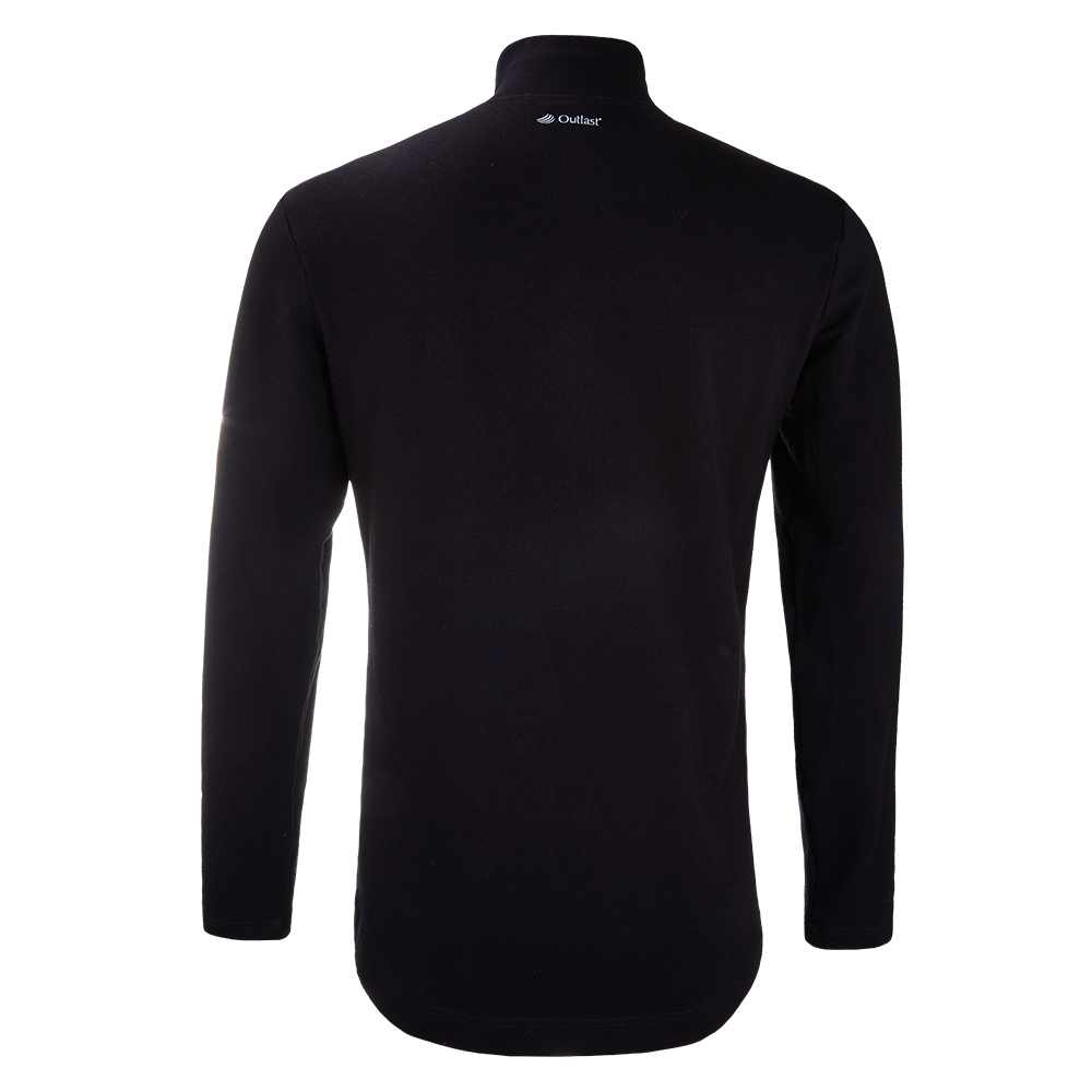 Mikina pánská rozepínací REFLEX smyk Outlast® - černá XL