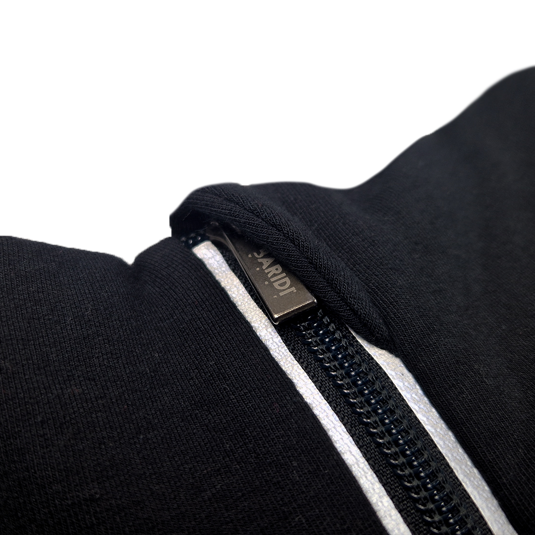 Mikina pánská rozepínací REFLEX smyk Outlast® - černá XL