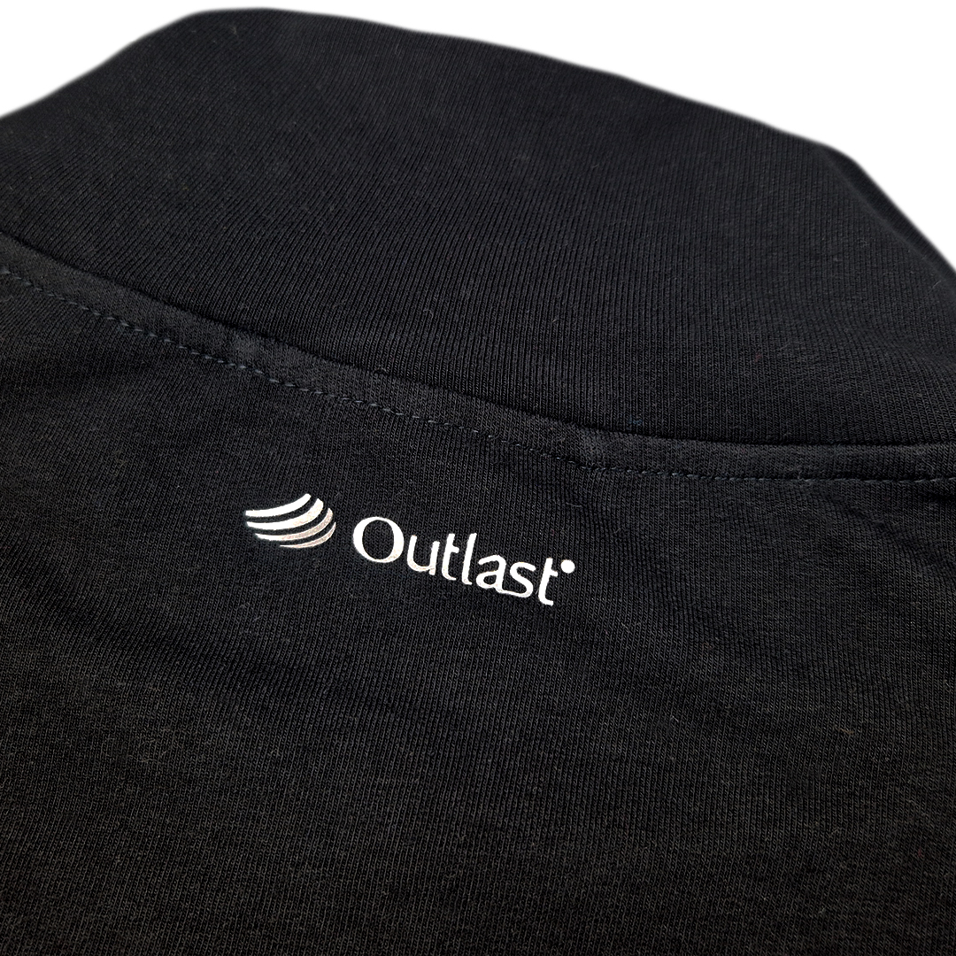 Mikina pánská rozepínací REFLEX smyk Outlast® - černá XL