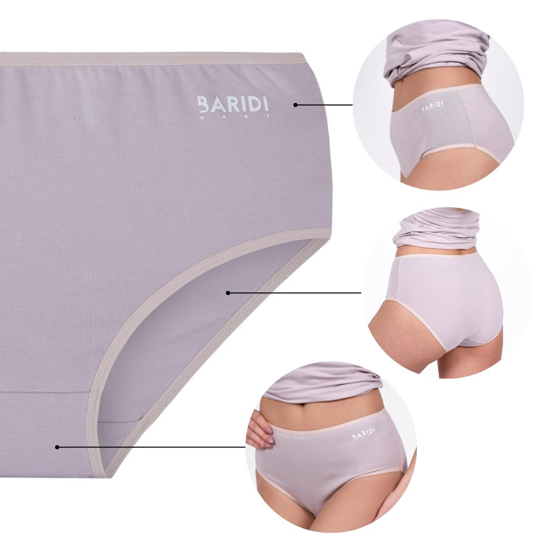 Kalhotky tenké do pasu Outlast® - pearl 4XL