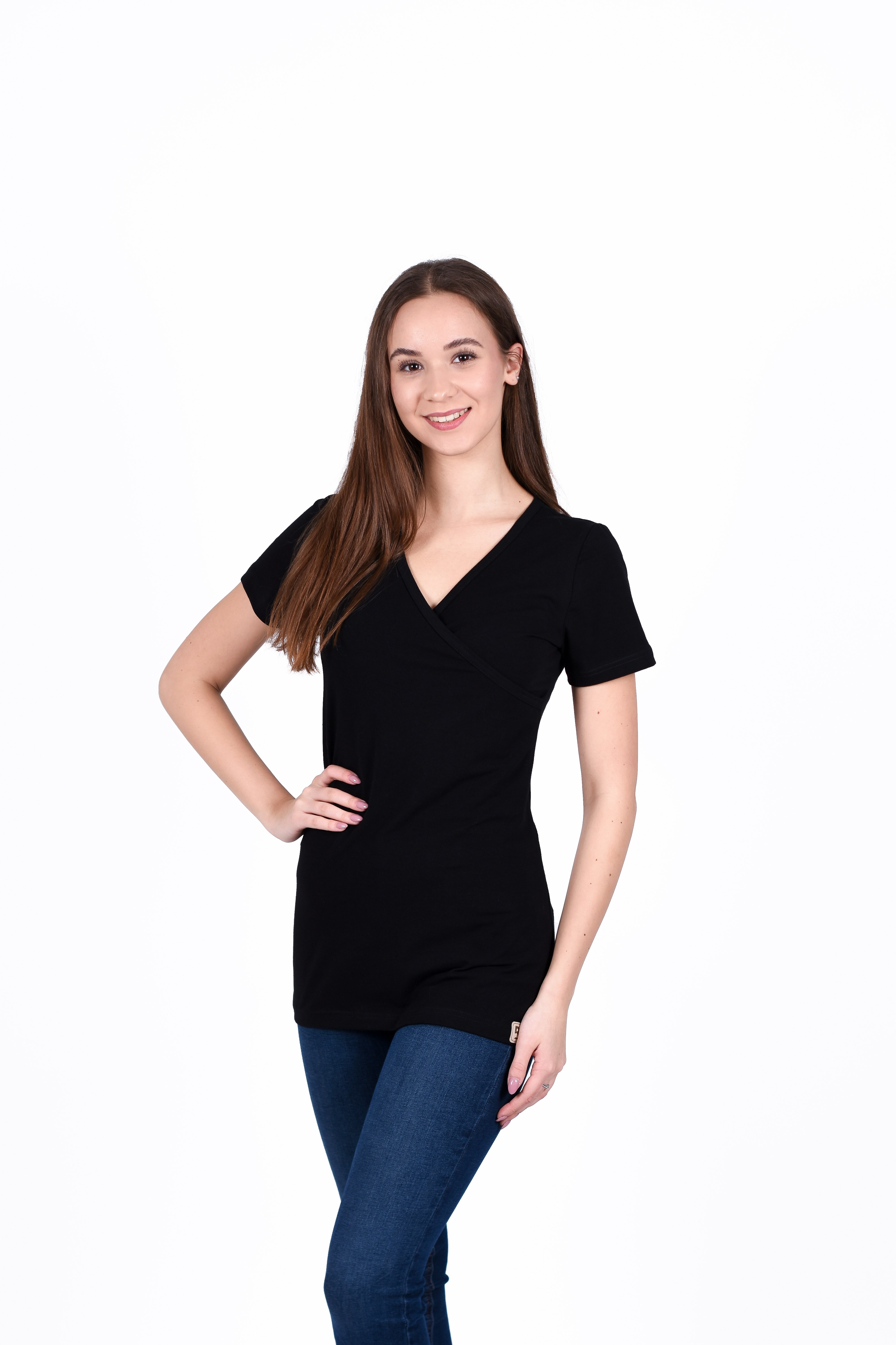 Tričko dámské KR tenké Outlast® - černá S