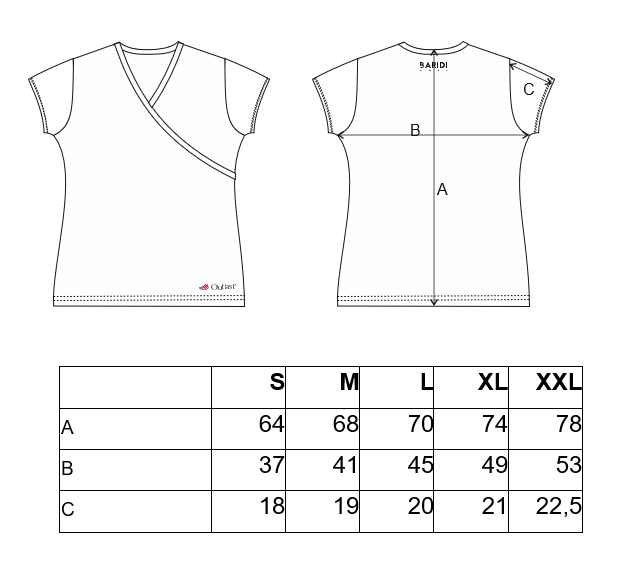 Tričko dámské KR tenké Outlast® - černá S